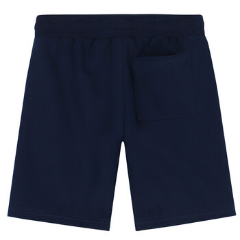 Boys Navy Blue Jersey Shorts