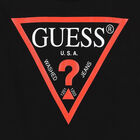 Boys Black Logo T-Shirt, 5, hi-res