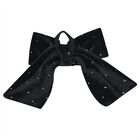 Girls Black Sparkle Velvet Dress Set, 1, hi-res