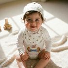  Baby Boys White Polo Bear Babysuit Gift Set, 1, hi-res