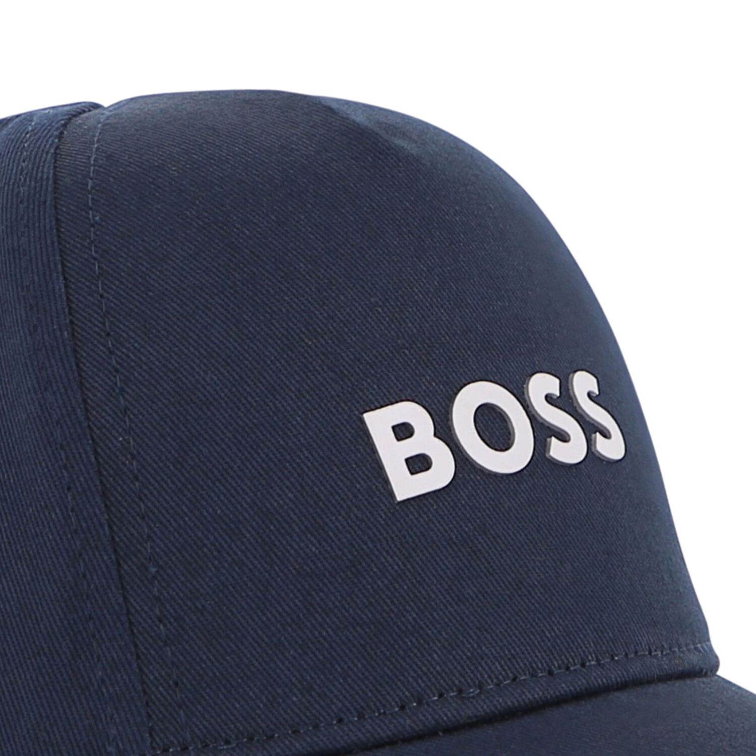Boys Navy Blue Logo Cap, 1, hi-res