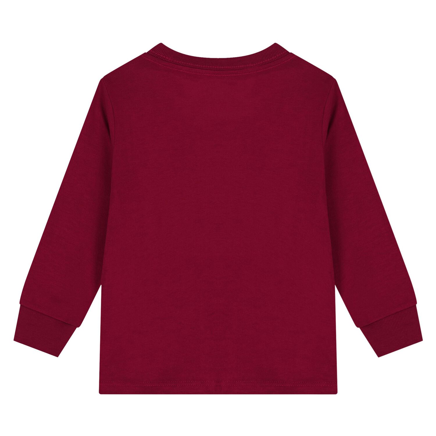 Baby Boys Burgundy Polo Bear Long Sleeve Top, 1, hi-res image number null