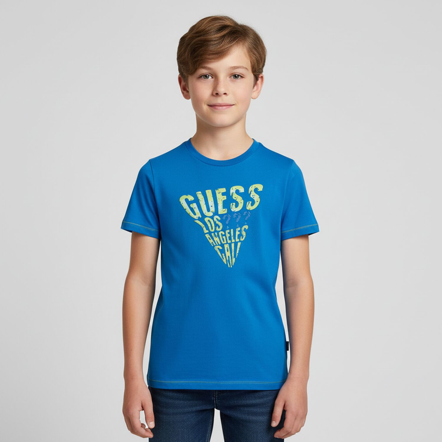 Boys Navy Logo T-Shirt, 2, hi-res