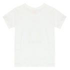 Baby Boys White Logo T-Shirt, 1, hi-res