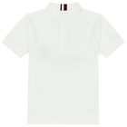 Boys White Logo Polo Shirt, 2, hi-res