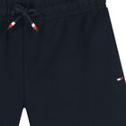 Boys Navy Blue Shorts, 1, hi-res