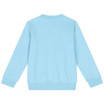 Blue Teddy Bear Logo Sweatshirt