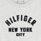 سويت شيرت رمادي بشعار للبنات, 1, hi-res