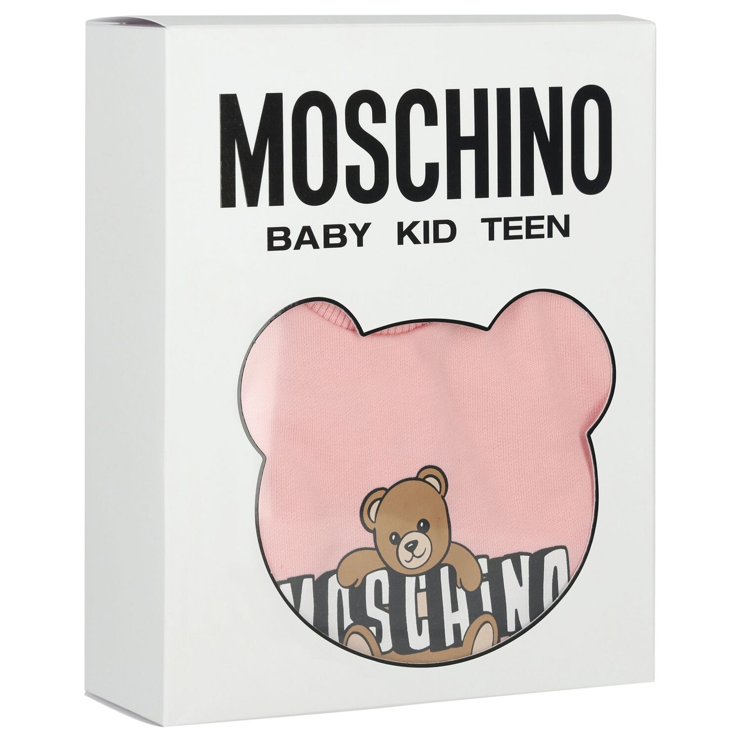 طقم هدايا افرول بنات بطبعة الدب تيدي باللون الوردي, 5, hi-res