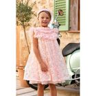 Girls Pink Sequin Tulle Dress, 1, hi-res