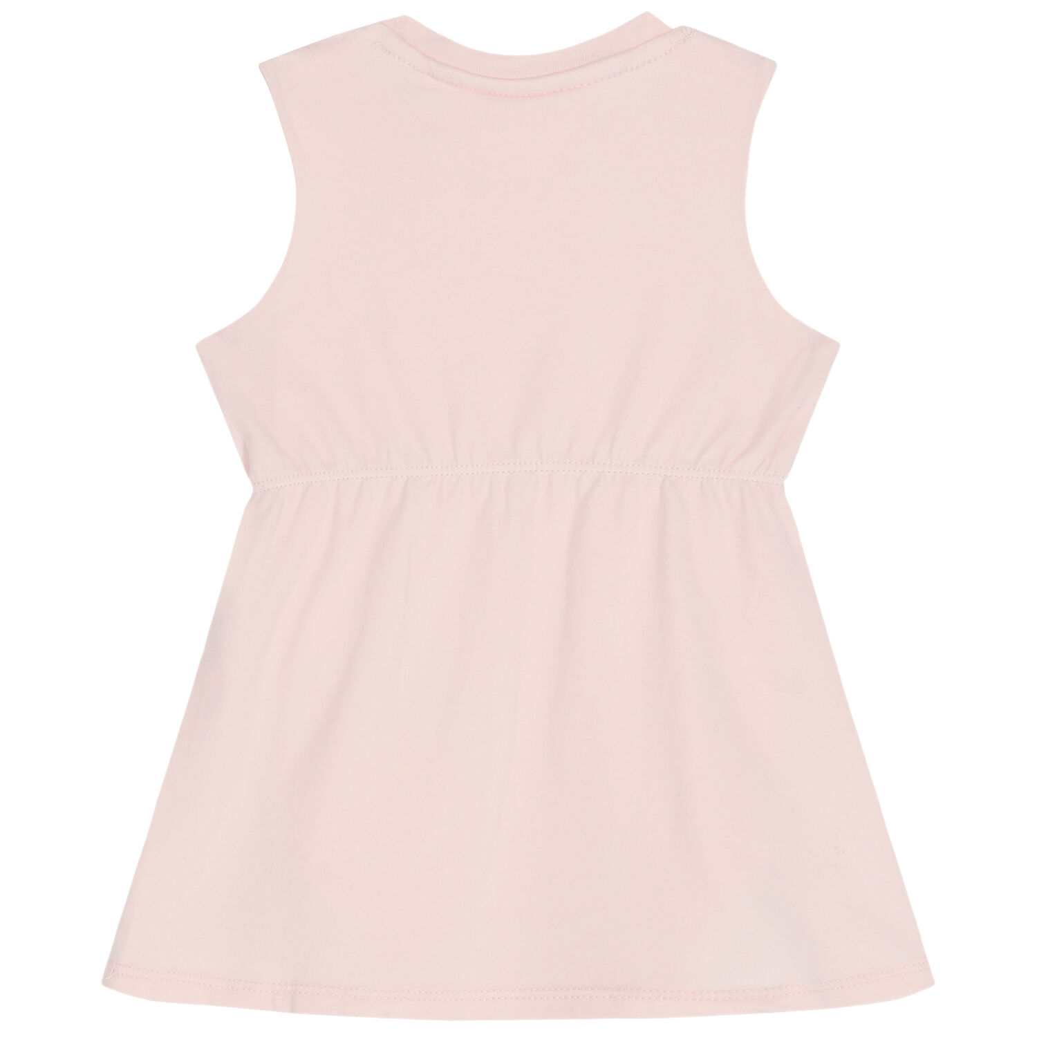 Baby Girls Pink Logo Dress, 1, hi-res