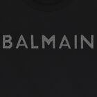 تيشيرت أولاد بالشعار باللون الأسود والفضى, 1, hi-res