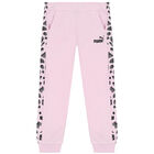 Girls Pink Logo Joggers, 1, hi-res