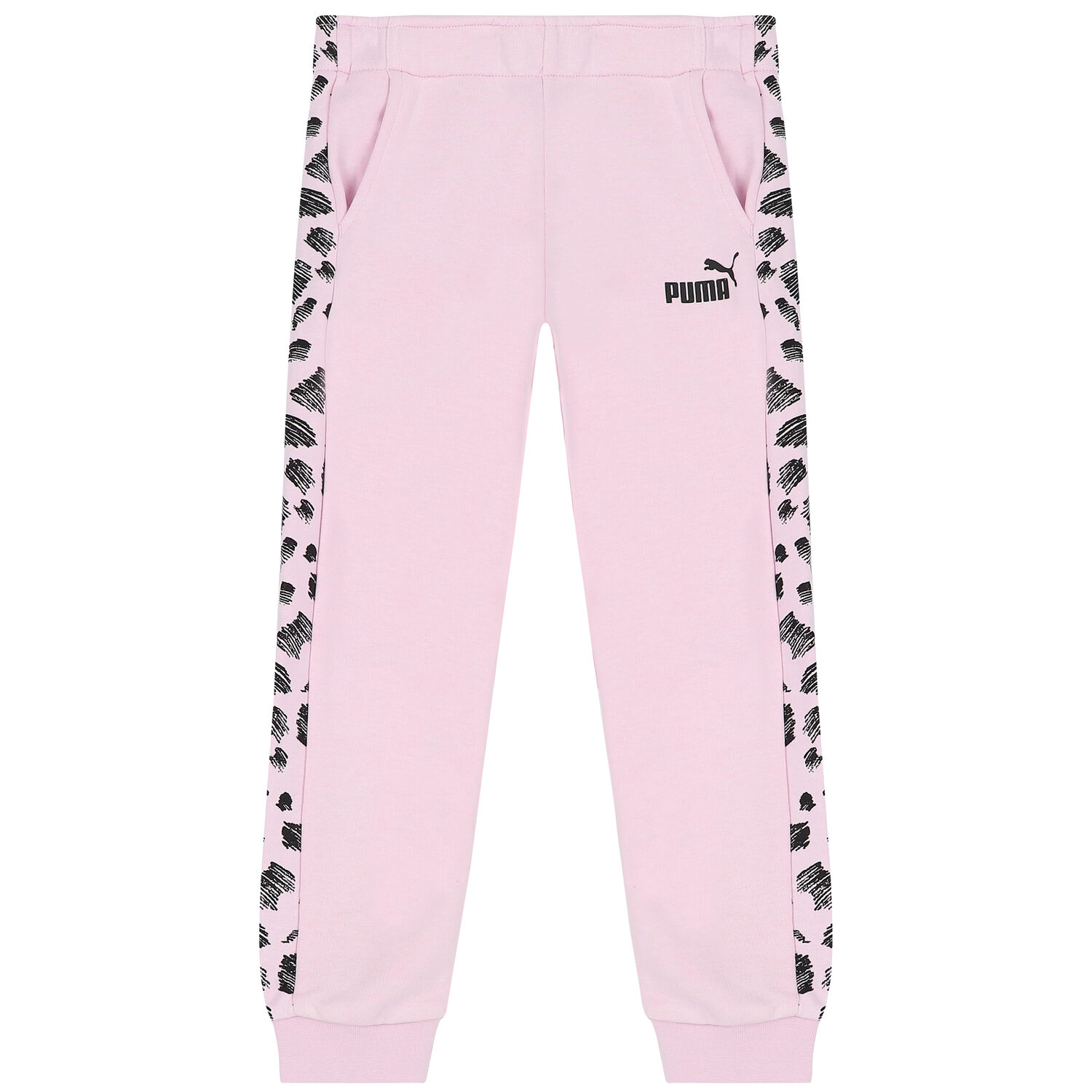 Girls Pink Logo Joggers, 1, hi-res image number null