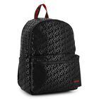 Boys Black & Red Logo Backpack ( 39cm ), 1, hi-res