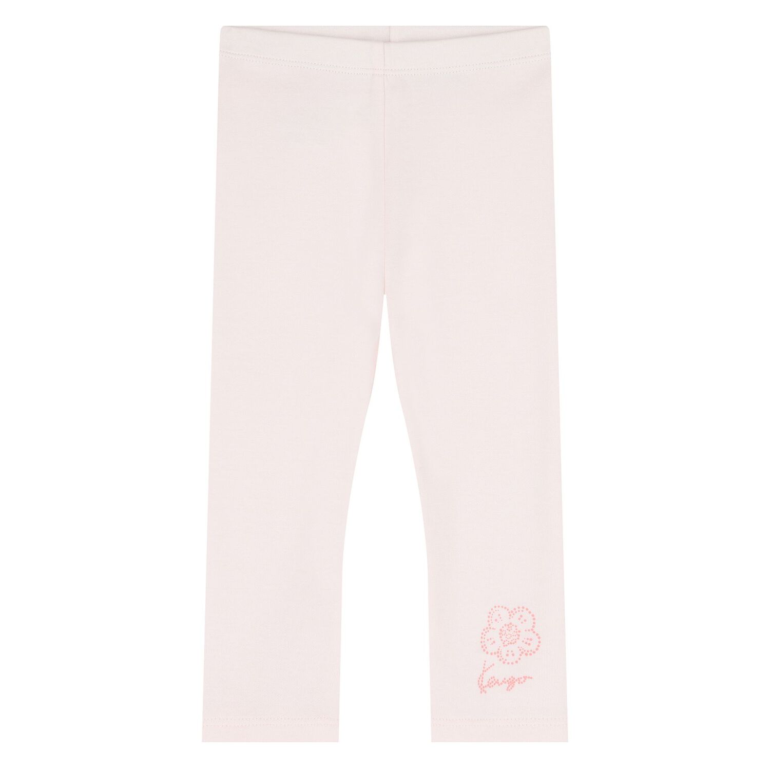 طقم ليجنز بشعار باللون  وردي وأبيض للفتيات , 1, hi-res