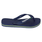 Navy Logo Flip Flops, 3, hi-res