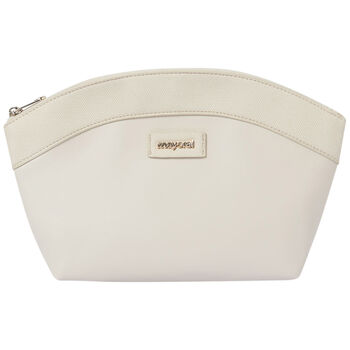 Beige Logo Baby Wash Bag