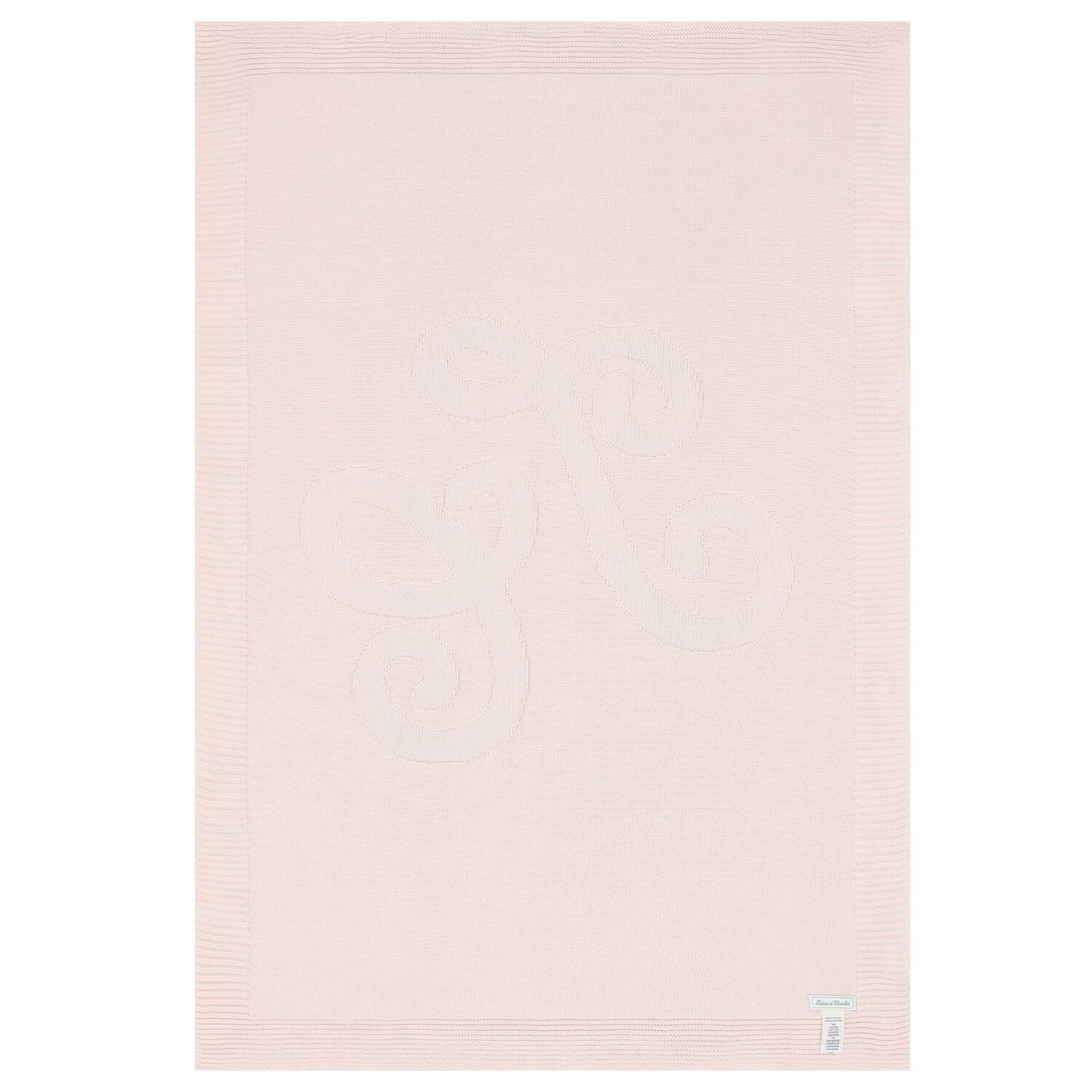 بطانية بنات محبوكة باللون الوردي, 1, hi-res image number null