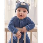 Baby Boys Blue Teddy Bear Babygrow, 1, hi-res