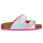 Girls Blue Embellished Sandals, 1, hi-res