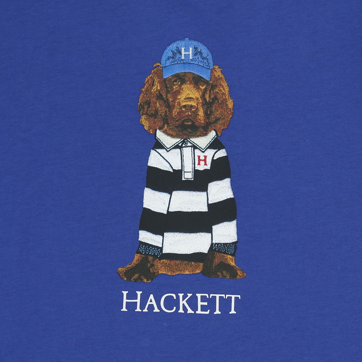 Boys Blue Dog Logo T-Shirt , 1, hi-res