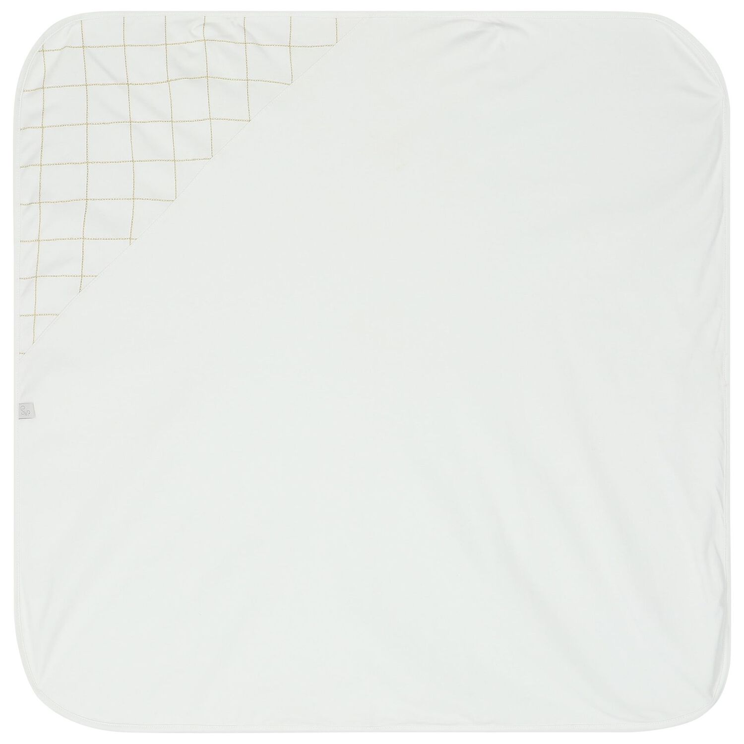 طقم هدايا للأولاد أفرول بالشعار باللون الأبيض والذهبي, 1, hi-res image number null