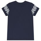 Boys Navy Blue Logo T-Shirt, 2, hi-res