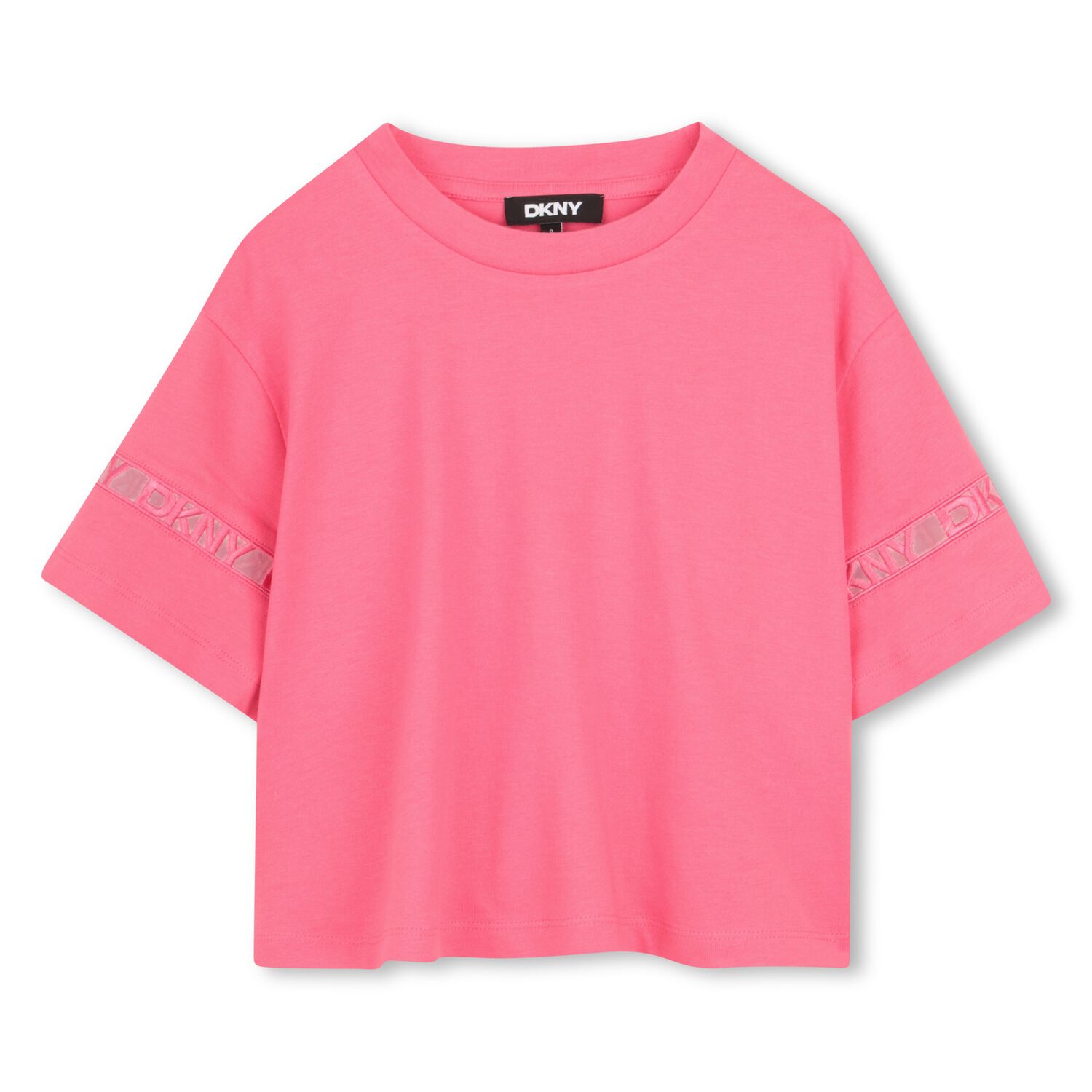Girls Pink Logo T-Shirt, 2, hi-res