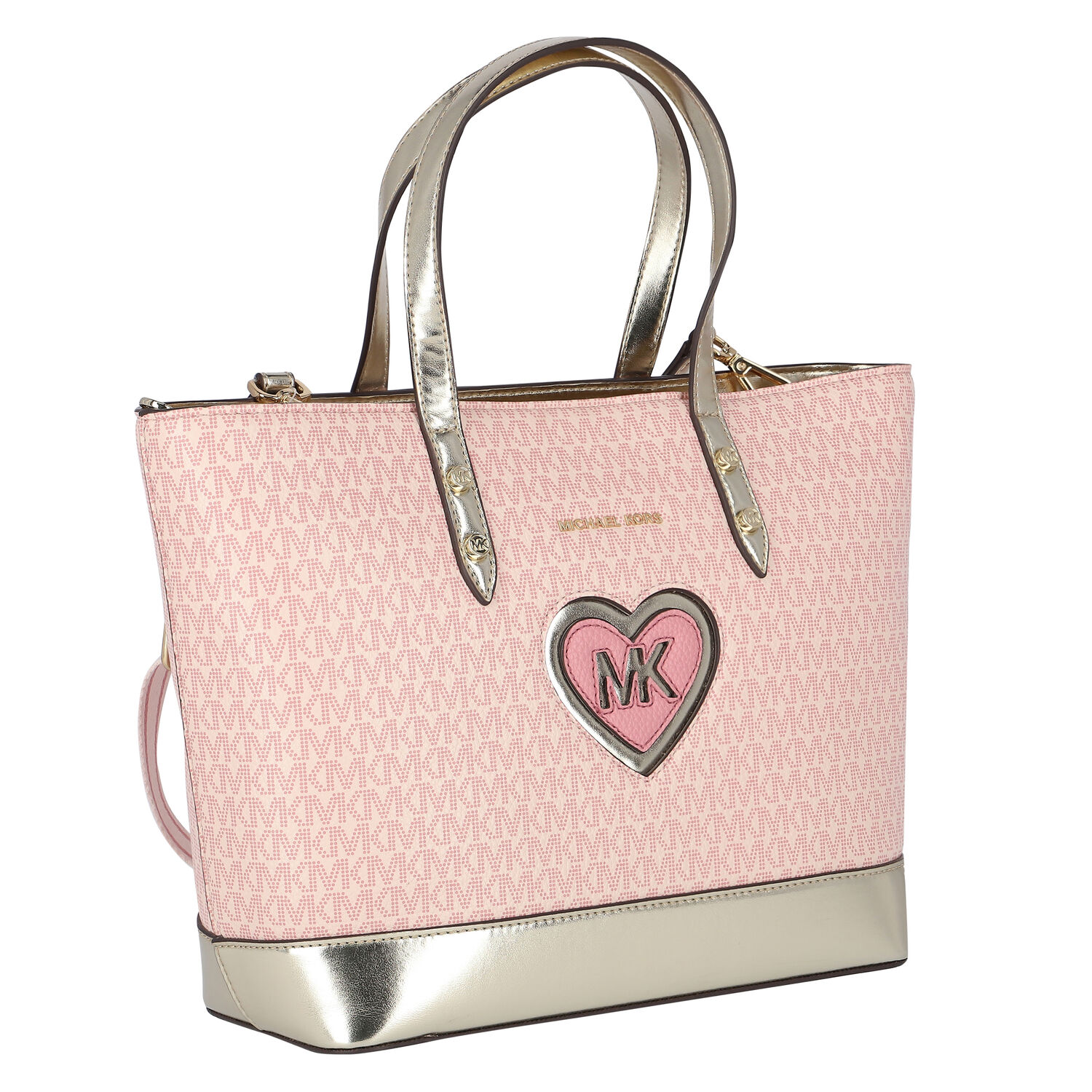 Girls Pink Logo Tote Bag, 1, hi-res