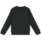 سويت شيرت أولاد بالشعار باللون الاخضر, 2, hi-res