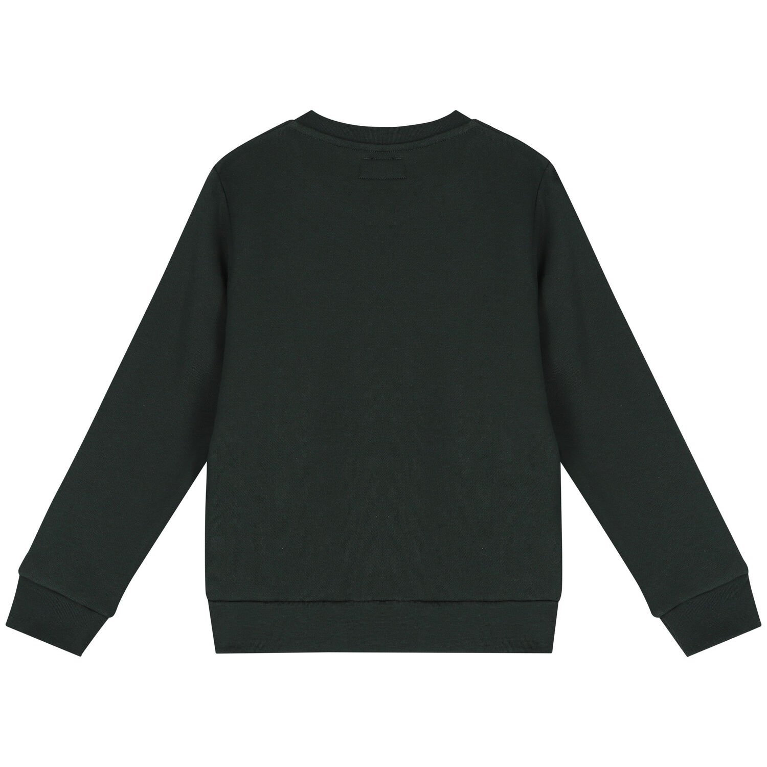 سويت شيرت أولاد بالشعار باللون الاخضر, 2, hi-res