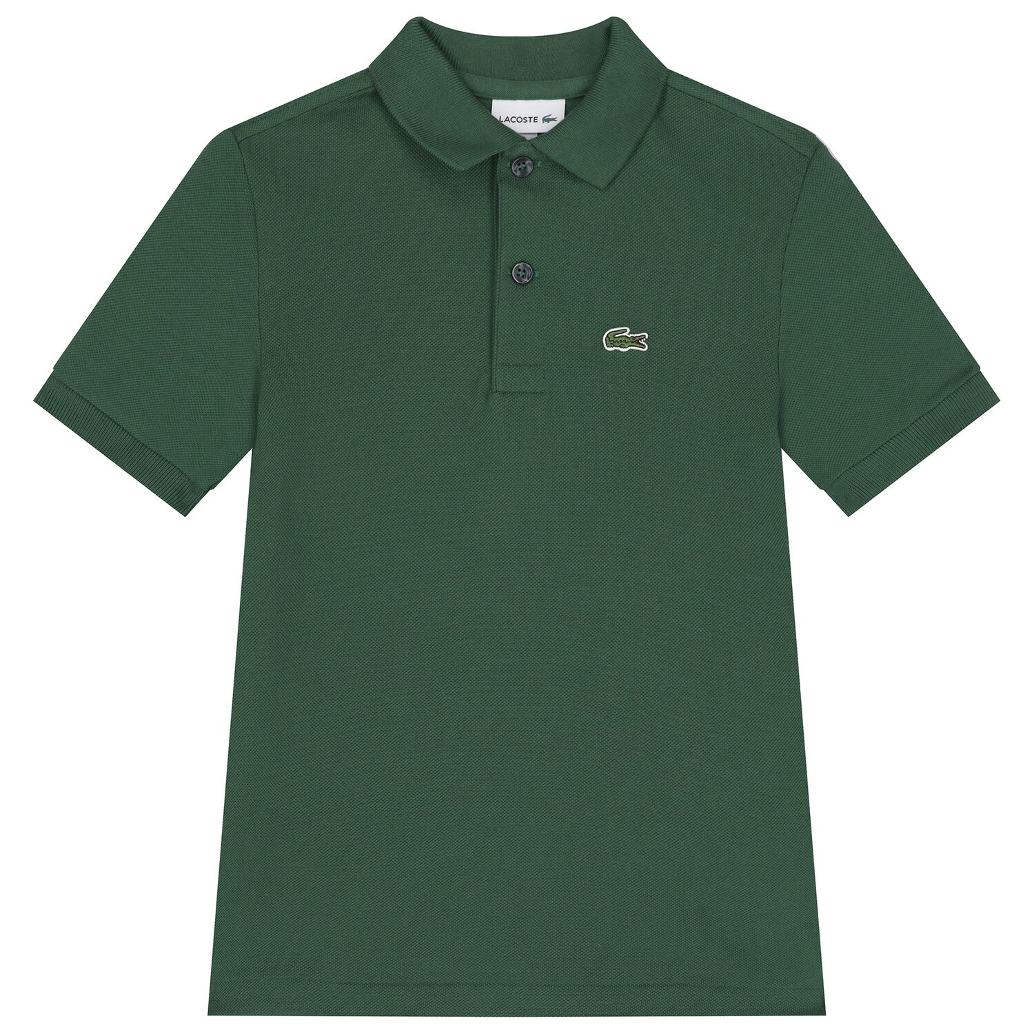 Boys Green Logo Polo Shirt, 6, hi-res image number null