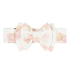 Baby Girls Ivory Teddy Bear Headband, 1, hi-res
