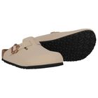 حذاء بنات من الجلد باللون البيج بطبعة الزهور, 1, hi-res