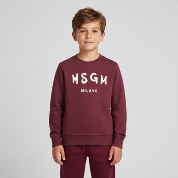 Burgundy Logo Sweatshirt