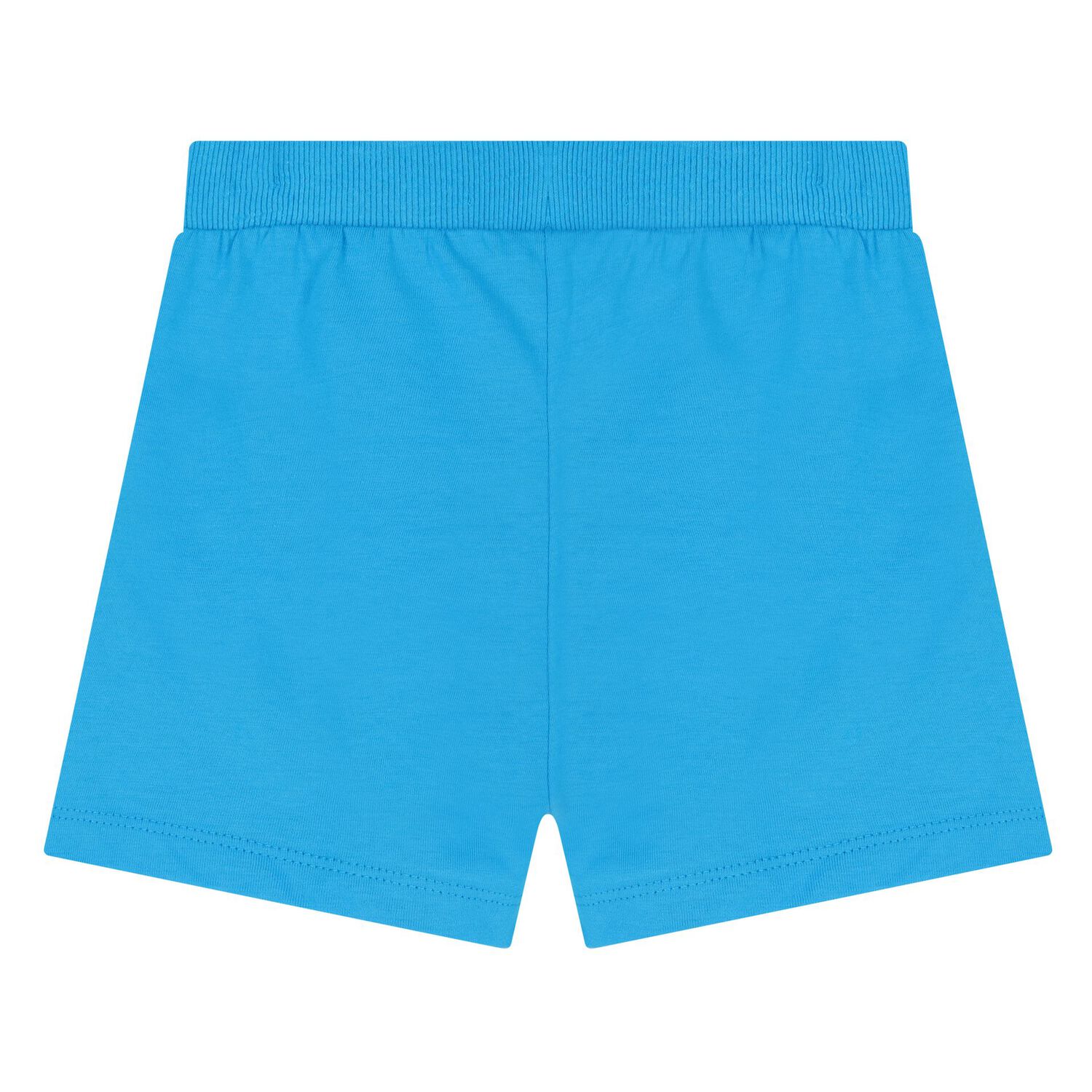 Younger Boys Blue Teddy Bear Logo Shorts Set, 3, hi-res