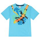 Boys Blue Lizard T-Shirt, 1, hi-res