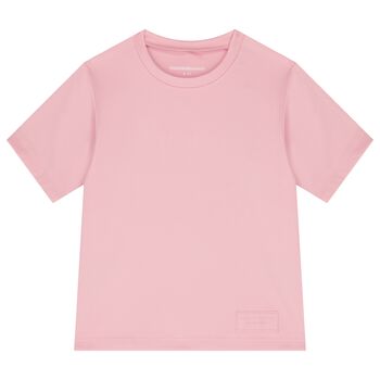 Girls Pink Logo Softskin T-Shirt