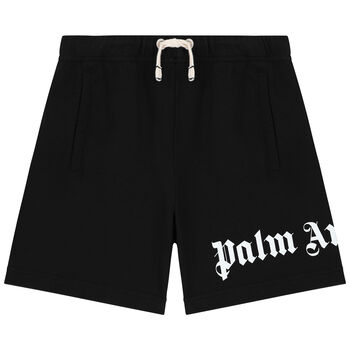Black Logo Shorts