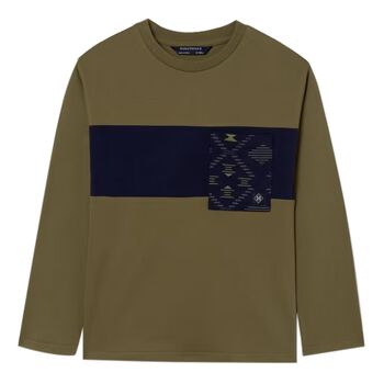 Boys Green Long Sleeve Top