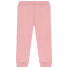 Younger Girls Pink Teddy Bear Tracksuit, 2, hi-res
