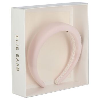 Girls Pink Logo Padded Headband