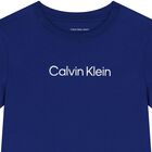 تيشيرت اولاد بالشعار باللون الازرق , 5, hi-res