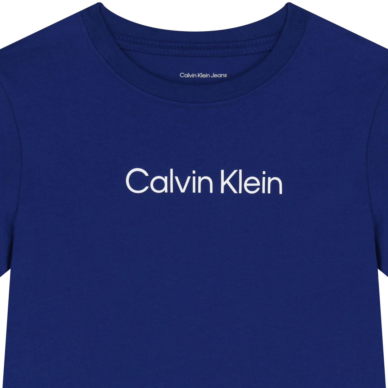 تيشيرت اولاد بالشعار باللون الازرق , 5, hi-res