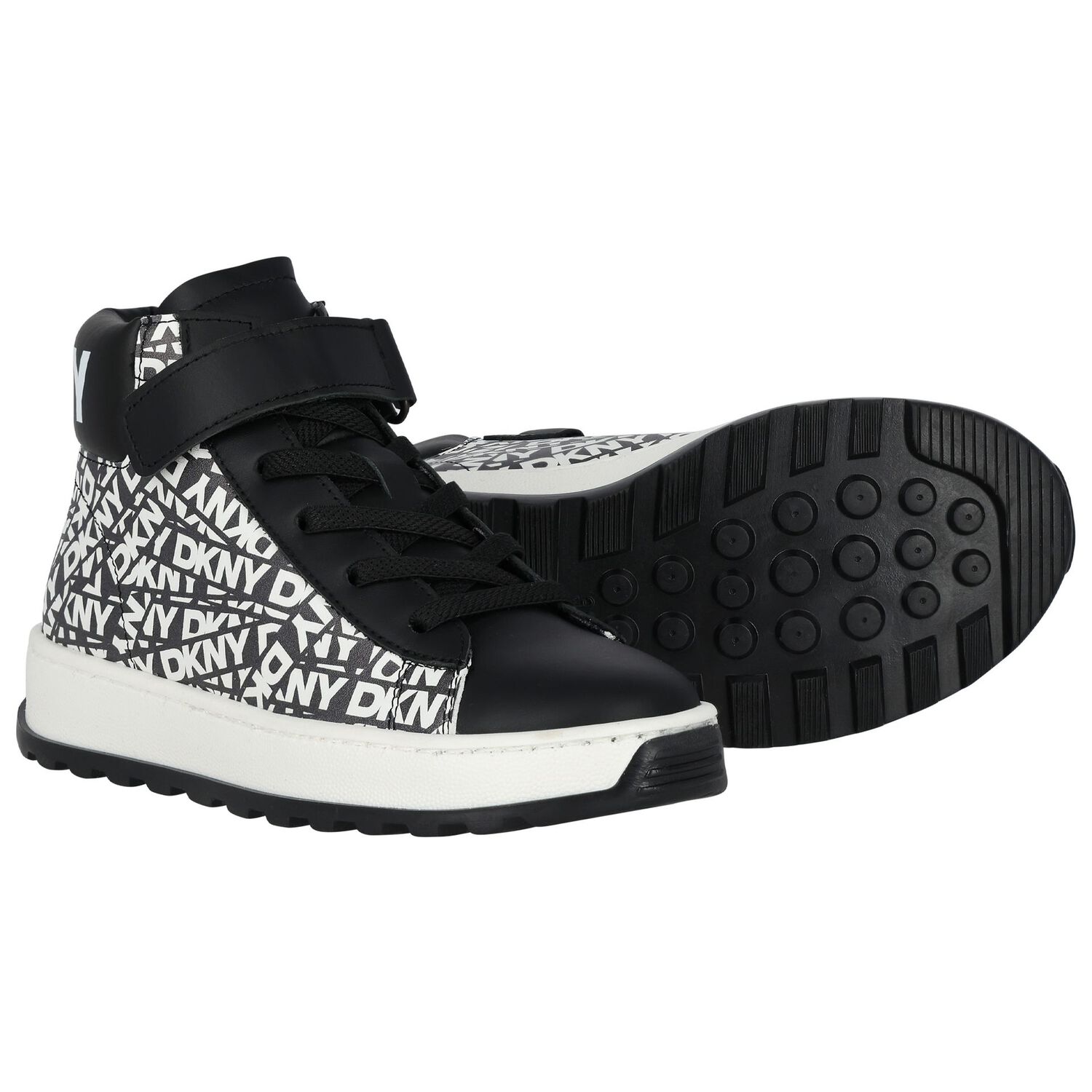 Black & White Logo Trainers, 1, hi-res image number null