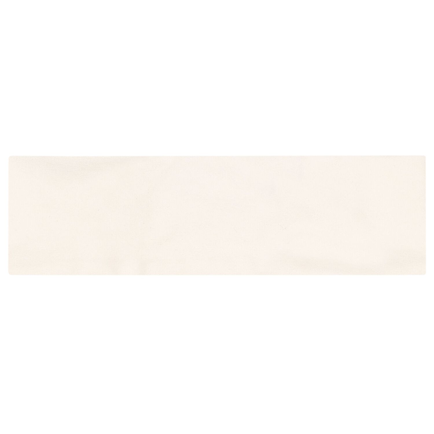 Baby Girls Ivory & Gold Bow Logo Headband, 1, hi-res