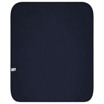 Baby Boys White & Navy Blue Logo Blanket