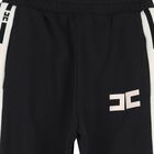 بنطلون رياضى للبنات بالشعار باللون الاسود , 1, hi-res