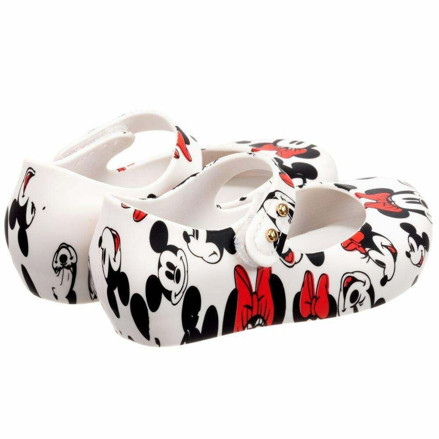 Girls White Disney Jelly Shoes, 1, hi-res